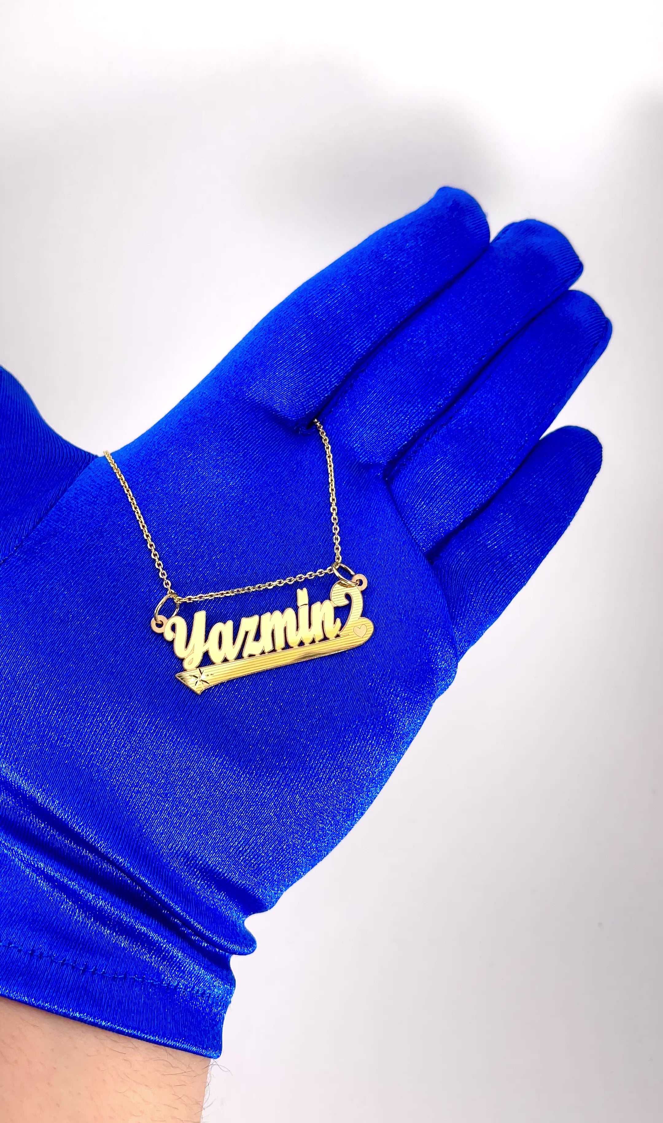 Name necklace deals with underline